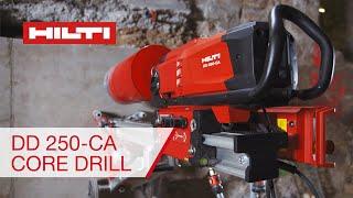 Hilti DD 250-CA heavy-duty diamond drilling tool with cut assist