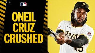 Oneil Cruz SLUGS a LONG home run for the Pirates in Spring Training!