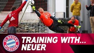 Training mit Manuel Neuer | FC Bayern