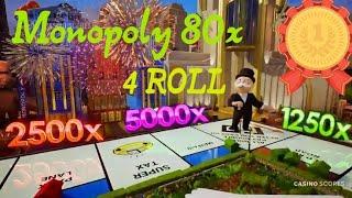 Monopoly Live Top slot 80x big win 8000x 31july 2024 #casino2020 #casino #betway #monopoly #bigwin