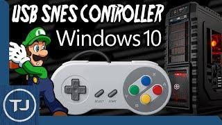 USB SNES Controller For Windows 10! (SNES9X Emulator Setup) 2017!