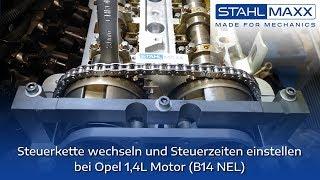 Steuerkette wechseln 1,0 1,2 1,4 Motor Opel Adam Ampera Astra Corsa Insigia Mariva Mokka Zafira Aveo