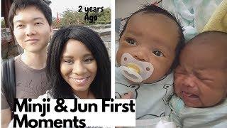 Baby First Moments Minji and Jun