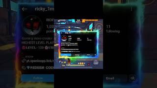 RICKY 1M USING FAKE RAISTAR |RICKY 1M EXPOSE #freefire #shorts #youtubeshorts