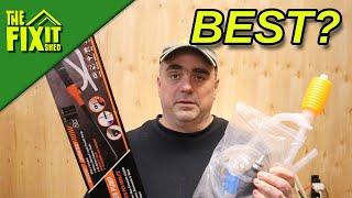 Testing 3 Cheap Siphons  | The Fixit Shed