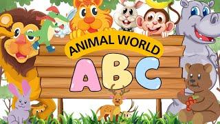 Alphabet Animals A to Z | ABC Animals Song for Kids | Kiddo's Learning Corner