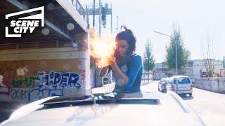 Charlie's Angels: Café Fight Car Chase Scene (4K HD CLIP) 2019