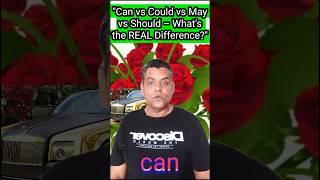 "Can vs Could vs May vs Should – What's the REAL Difference?". #shorts #english
