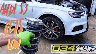 HOW TO INSTALL LOWERING SPRINGS ON A AUDI S3