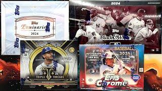 2024 Black & White, Luminaries, Triple Threads, Topps Chrome Update & More NEW Baseball Cards