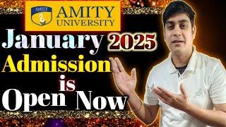 January 2025 Admission is Open Now|| Amity Online Admission 2025