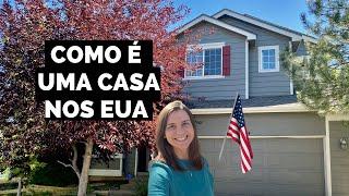 COMO É UMA CASA AMERICANA TRADICIONAL!