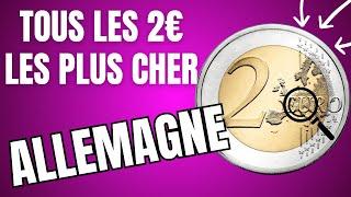 Le Trésor Caché des 2 Euros Allemands : Découvrez la Pièce Commémorative la Plus Rare et Précieuse !