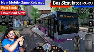 Bus Simulator 2023 New Mobile Game First Look and Settings Fallow Guys in Telugu