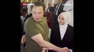 Elon Musk ve Cumhurbaşkanı Erdoğan'ın samimi anları! #elonmusk #shorts #erdoğan #twitter #qatar2022