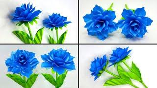 DIY Handmade Amazing Paper Flower Making | Paper Flowers | Home Decor | Crafts