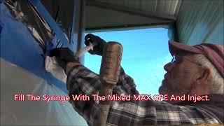 MAX GPE RV Panel Delamination Repair -Injectable Epoxy Resin To Glue RV Panel & Harden Soggy Floors