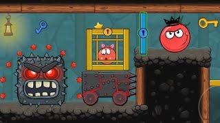 RED BALL 4 : EPISODE 5 PERFECT " INTO THE CAVE " VOLUME 5 NEW ACHIEVEMENTS UNLOCKED KING TOMATO BALL