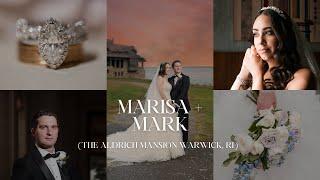 Fairytale Wedding at Aldrich Mansion | Romantic Warwick, RI Venue | Marisa & Mark’s | Videographer