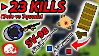 23 KILLS + 2900 DAMAGES in SOLO vs SQUADS | Surviv.io