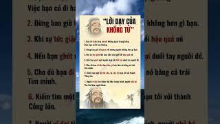 lời dạy của Khổng Tử  #bahadi #xuhuong