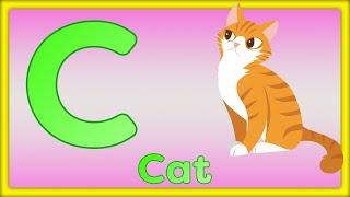 Letter C | Cat, Cake, Car & Crab - Learn the Letter C