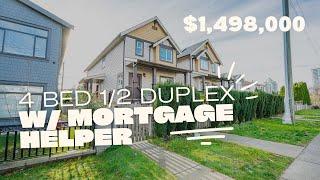 4 Bedroom 1/2 Duplex in Burnaby with Mortgage Helper for $1,498,000 | Mai Real Estate Group