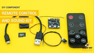 Remote Control and Sound Kit - DIY Component - Light My Bricks