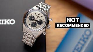 Don't buy the Seiko Speedtimer SRQ047 Prospex Chronograph