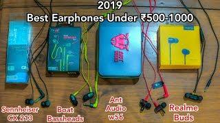 Realme Buds vs Boat Bassheads vs Ant Audio W56 vs Sennheiser CX213,Best Earphone 2019 Under 500-1000