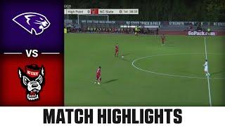 High Point vs. NC State ACC Men's Soccer Highlights (2023)