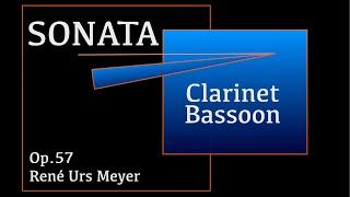 Sonata for clarinet and bassoon — René Urs Meyer