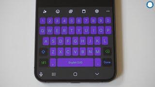 How To Change Keyboard Color On Galaxy S24 / S24 Ultra