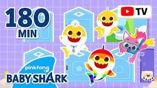 [TV] Baby Shark BEST Stories | +Compilation 3hr | Hide'n Seek, Hospital Play | Baby Shark Official