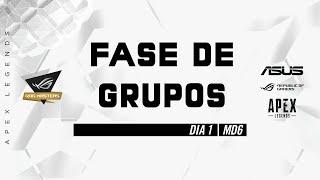 ROG MASTERS  DE APEX LEGENDS | FASE DE GRUPOS | MD6 | com @pOkizGames