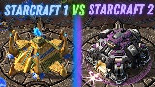 Cheese Mayhem?! StarCraft 1 Vs StarCraft 2 INSANE 2v2 Matchup!