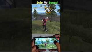 Solo Vs Squad  BOOYAH #shorts #short