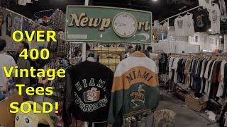 Florida Thriftcon2024.Over 400 Vintage Tees SOLD on Whatnot.