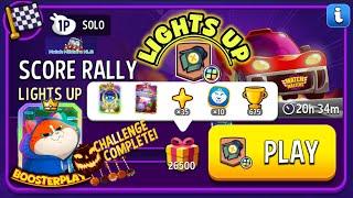 Solo Challenge Score Rally LIGHTS UP Square 🟥🟦 26,500 points Match Masters