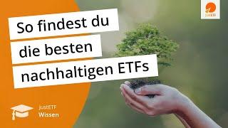 Nachhaltige ETFs: einfach grün investieren