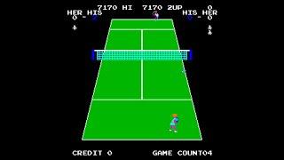 Pro Sports - Bowling, Tennis, and Golf - Tennis [Arcade Longplay] (1983) Data East Corporation