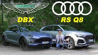 Audi RSQ8 vs Aston Martin DBX   performance SUV comparison review!