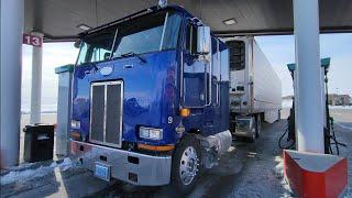 This Peterbilt Cabover Is Beautiful // Ride Along