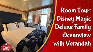 Disney Magic - Deluxe Family Oceanview with Verandah Stateroom Tour - Category 04B - Room 8508