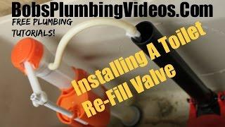 Toilet Fill Valve Replacement / Install a Toilet Fill Valve