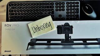 Rhino ROV pro traveler | unboxing | motorized slidder