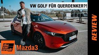 Mazda3 (2021) VW Golf für Querdenker?!  Fahrbericht | Review | Test | e-SKYACTIV-X 2.0 M HYBRID