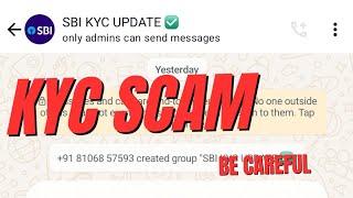 ️ Beware! SBI KYC Update Scam Exposed Fraud WhatsApp Groups Forcing APK Installation!