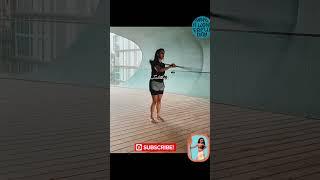Actress Sriya Reddy Silambam Practice #trendingsong #viralstatus #ghillisongs