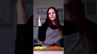 Вегетарианский оливье с авокадо  #shorts